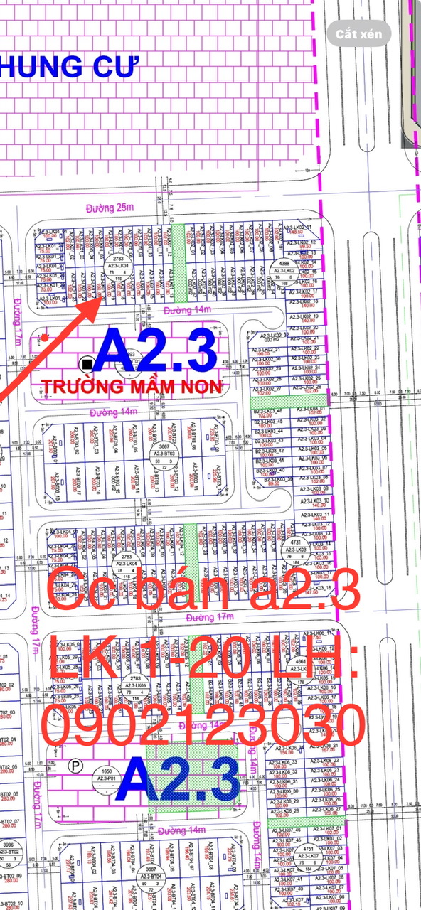 Chính chủ bán liền kề khu đô thị thanh Hà, Phú Lương, Hà Đông A2.3 Lk 1-20 nhìn trường  học DT - Ảnh chính